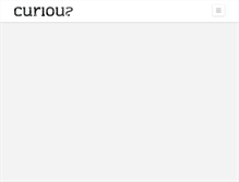 Tablet Screenshot of curious.no